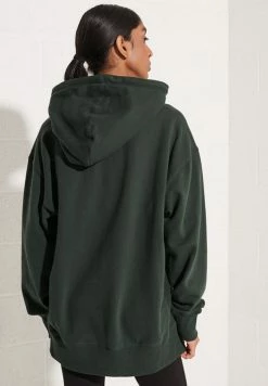 Superdry COLLEGE GRAPHIC - Hoodie - Academy Dark Green