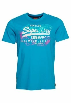 Superdry JAPANESE GRAPHIC - Print T-shirt - Enamel Blue -Superdry Shop b4c12dacddab4d0298c404ec6b189525