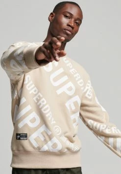 Superdry Sweatshirt - Feather Grey -Superdry Shop b50f10a6a3ae4efdbd464a97c0084b65