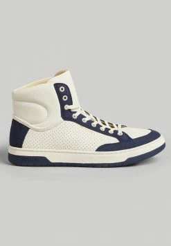 Superdry High-top Trainers - Off White Navy 9 Superdry High-top Trainers - Off White Navy -Superdry Shop b5598af474354493adf28e20c6af73c3