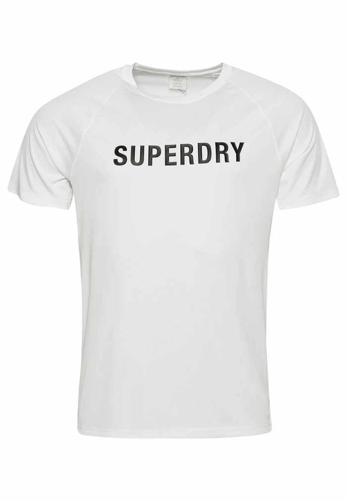 Superdry Print T-shirt - Optic 5 Superdry Print T-shirt - Optic - Image 5