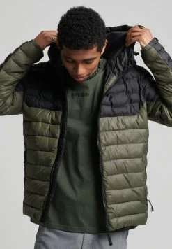 Superdry Winter Coat - Dark Moss
