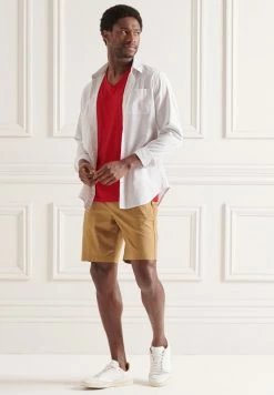 Superdry POCKET V-NECK - Basic T-shirt - Rouge Red