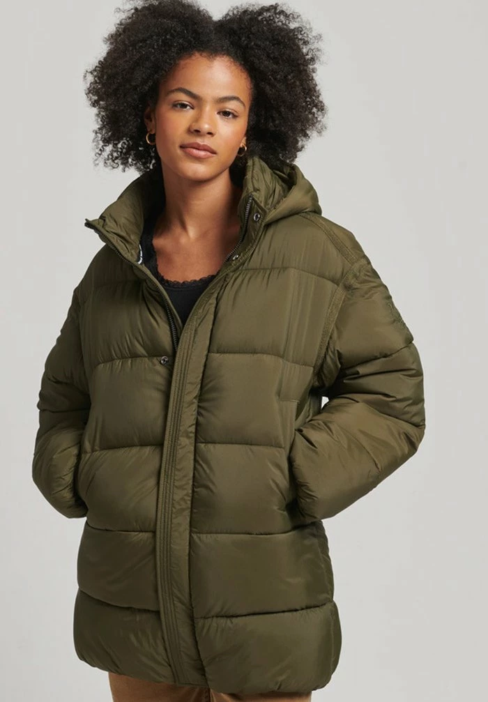 COCOON - Winter Coat - Superdry Olive 1 COCOON - Winter Coat - Superdry Olive