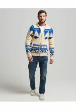 Superdry PATTERNED SHAWL ZIP THROUGH - Cardigan - Oatmeal Multi 6 Superdry PATTERNED SHAWL ZIP THROUGH - Cardigan - Oatmeal Multi -Superdry Shop b5a49c65531840a2af14f92a3518f71d