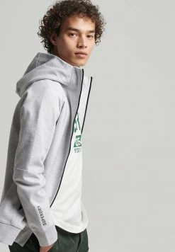 Superdry CODE - Zip-up Sweatshirt - Cadet Grey Marl -Superdry Shop b5e9f36eb6c0416fbc906021e1c2be19
