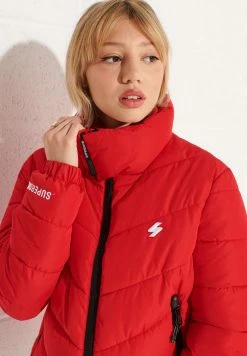 Superdry Winter Jacket - Risk Red -Superdry Shop b5ebffa5aac443dfac1539d7a8e1fc40