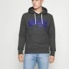 Superdry SHOP DUO HOOD - Sweatshirt - Winter Charcoal Marl