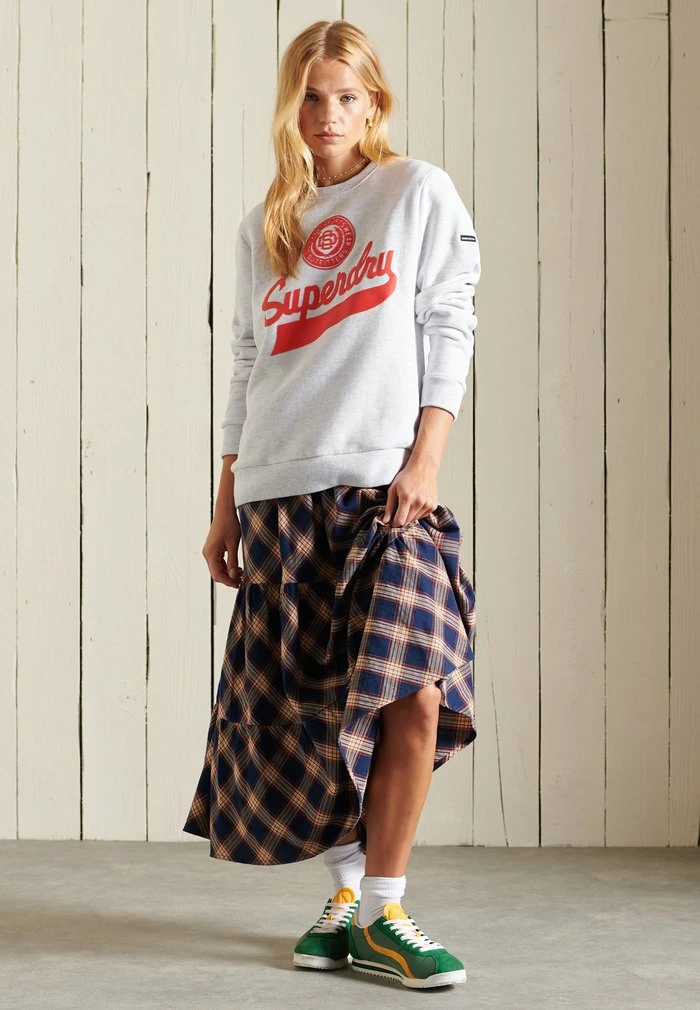 Superdry SCRIPT STYLE - Sweatshirt - Ice Marl 2 Superdry SCRIPT STYLE - Sweatshirt - Ice Marl - Image 2