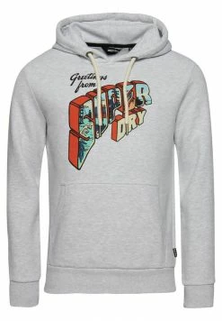 Superdry Hoodie - Glacier Grey Marl 8 Superdry Hoodie - Glacier Grey Marl -Superdry Shop b652a064393d45eca00f1aead7ed25a1