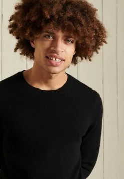 Superdry LIGHTWEIGHT - Jumper - Black -Superdry Shop b67443bdea464837981c20f1366093b7