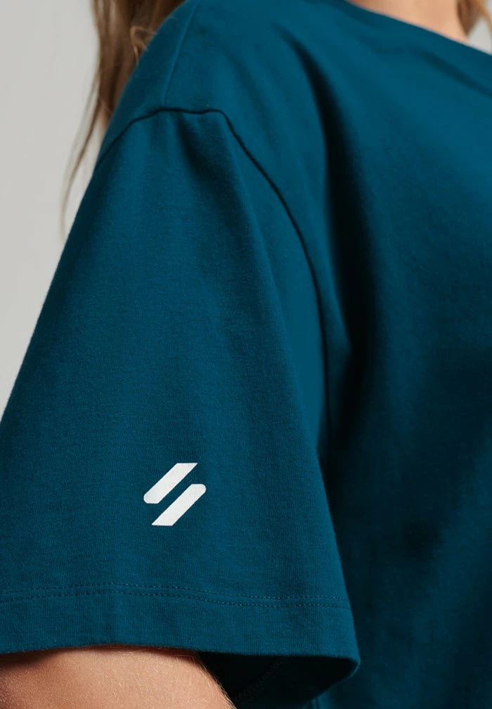 Superdry CORE - Print T-shirt - Sailor Blue 5 Superdry CORE - Print T-shirt - Sailor Blue - Image 5