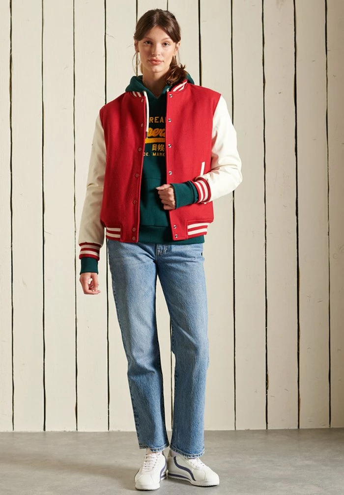 Superdry VINTAGE LOGO - Hoodie - Pine 1 Superdry VINTAGE LOGO - Hoodie - Pine