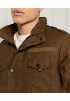Superdry WAXED - Outdoor Jacket - Bark -Superdry Shop b68f2994ab15436db4fa7c538975bd89