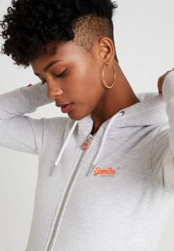Superdry LABEL ZIPHOOD - Zip-up Sweatshirt - Ice Marl 9 Superdry LABEL ZIPHOOD - Zip-up Sweatshirt - Ice Marl -Superdry Shop b694f25b20d34859bf2e3b65631bed2e
