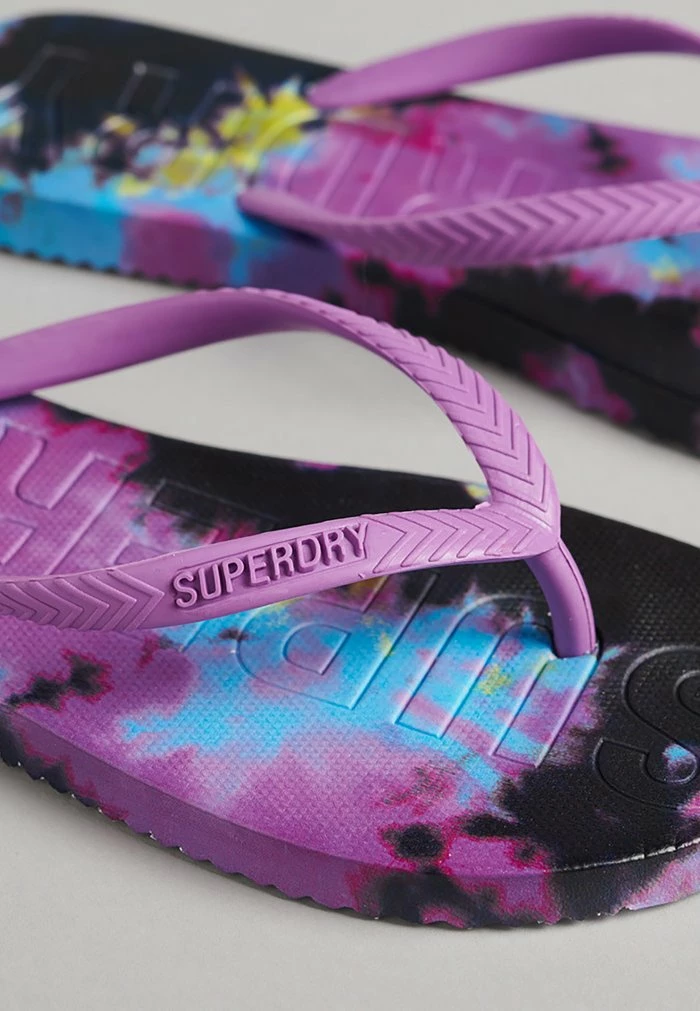 Superdry CODE TIE DYE - Pool Shoes - Purple Tie Dye 2 Superdry CODE TIE DYE - Pool Shoes - Purple Tie Dye - Image 2