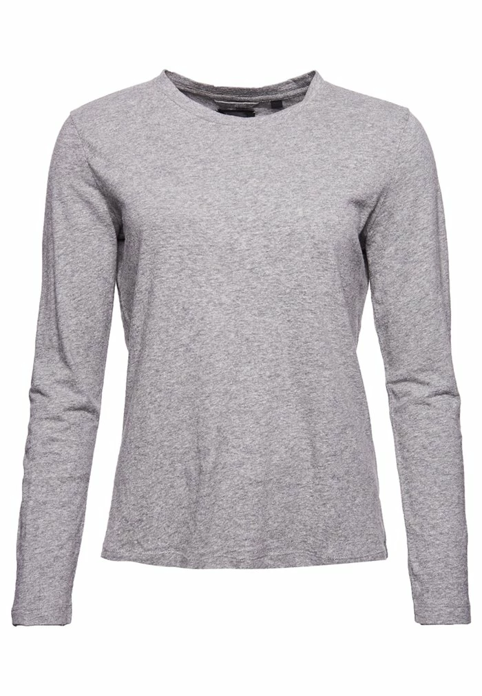 Superdry LONG SLEEVE - Long Sleeved Top - Frost Grey Marl 3 Superdry LONG SLEEVE - Long Sleeved Top - Frost Grey Marl - Image 3