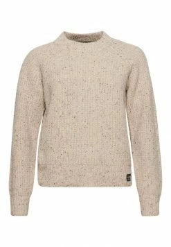 Superdry TWEED RIB CREW - Jumper - Ecru Tweed -Superdry Shop b73d18575ddf4f728580085c86baa93b