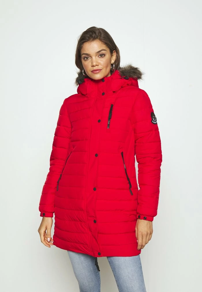 Superdry FUJI JACKET - Winter Coat - High Risk Red 1 Superdry FUJI JACKET - Winter Coat - High Risk Red