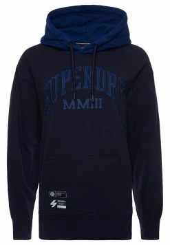 Superdry VARSITY ARCH - Hoodie - Deep Navy -Superdry Shop b79ab7a16693499ea700563d4a9a7e3d