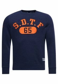 Superdry TRACK FIELD - Sweatshirt - Princedom Blue Marl -Superdry Shop b7a8b72dcacf4d2f828e5f7bcefaa7ef