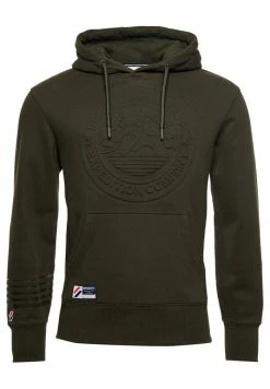 Superdry EXPEDITION EMBOSSED - Hoodie - Surplus Goods Olive -Superdry Shop b7c83bc21c1c4d329c40a63a7ed36f55