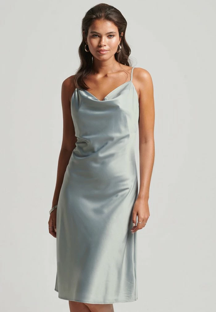 Superdry Cocktail Dress / Party Dress - Moonlight Grey 1 Superdry Cocktail Dress / Party Dress - Moonlight Grey