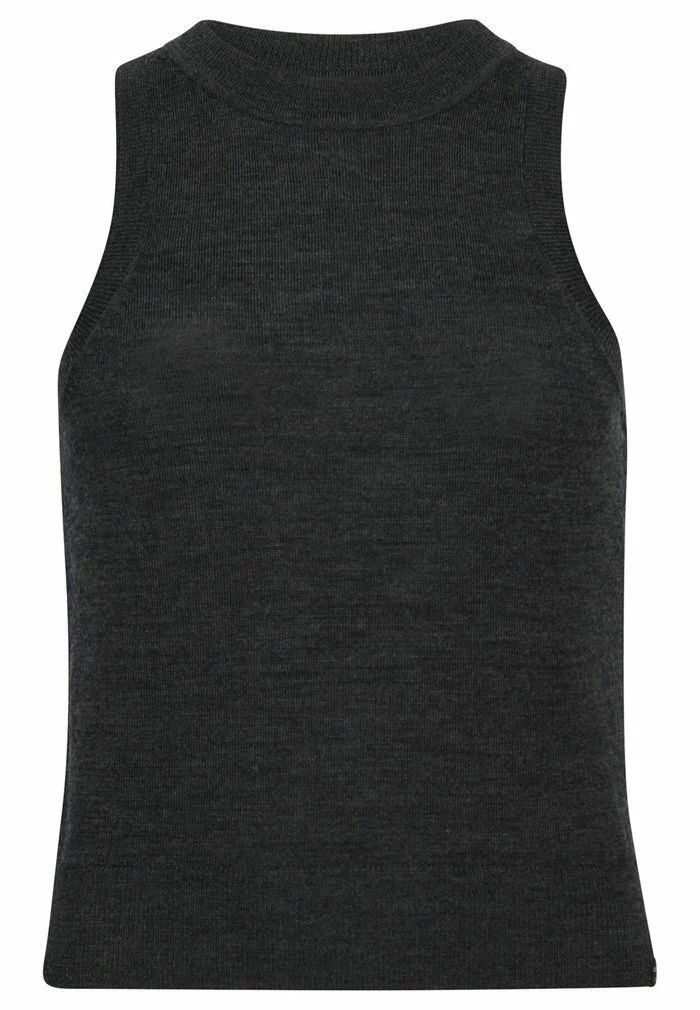 Superdry CREW NECK - Top - Dark Charcoal Marl 5 Superdry CREW NECK - Top - Dark Charcoal Marl - Image 5