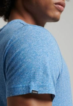 Superdry Basic T-shirt - Fresh Blue Grit -Superdry Shop b7e41f5ab5c148298a20366a62957436