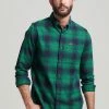 Superdry VINTAGE LUMBERJACK - Shirt - Cedar Check Green