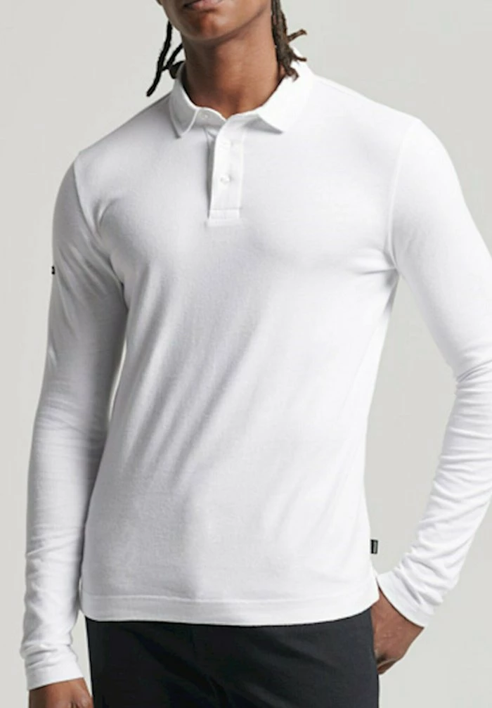 Superdry Polo Shirt - White 1 Superdry Polo Shirt - White