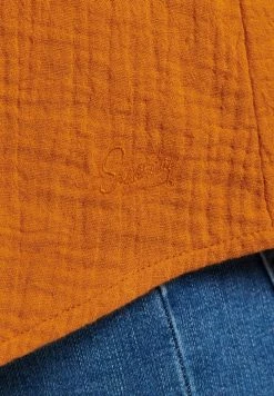 Superdry PENNY - Button-down Blouse - Pumpkin Spice -Superdry Shop b80787ccb2fb4ad48744919f1f9007a4