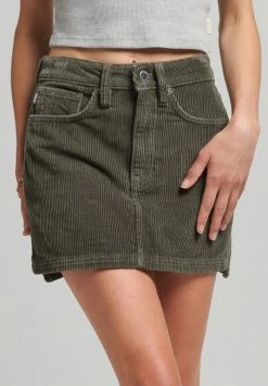 Superdry Mini Skirt - Dark Khaki