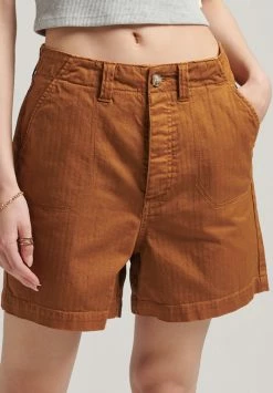 Superdry VINTAGE - Shorts - Tobacco