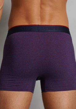 Superdry 2 PACK - Pants - Navy Red Feeder/chilli Pepper