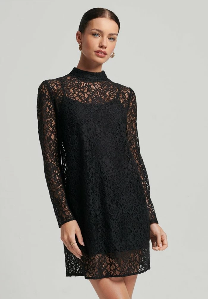 Superdry STUDIOS MINI - Day Dress - Black 3 Superdry STUDIOS MINI - Day Dress - Black - Image 3