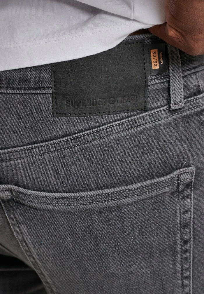 Superdry Slim Fit Jeans - Clinton Used Grey 4 Superdry Slim Fit Jeans - Clinton Used Grey - Image 4