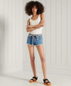 Superdry HOT - Denim Shorts - Mid Indigo -Superdry Shop b8db2ff1007b40c0a9d68055b35f1846