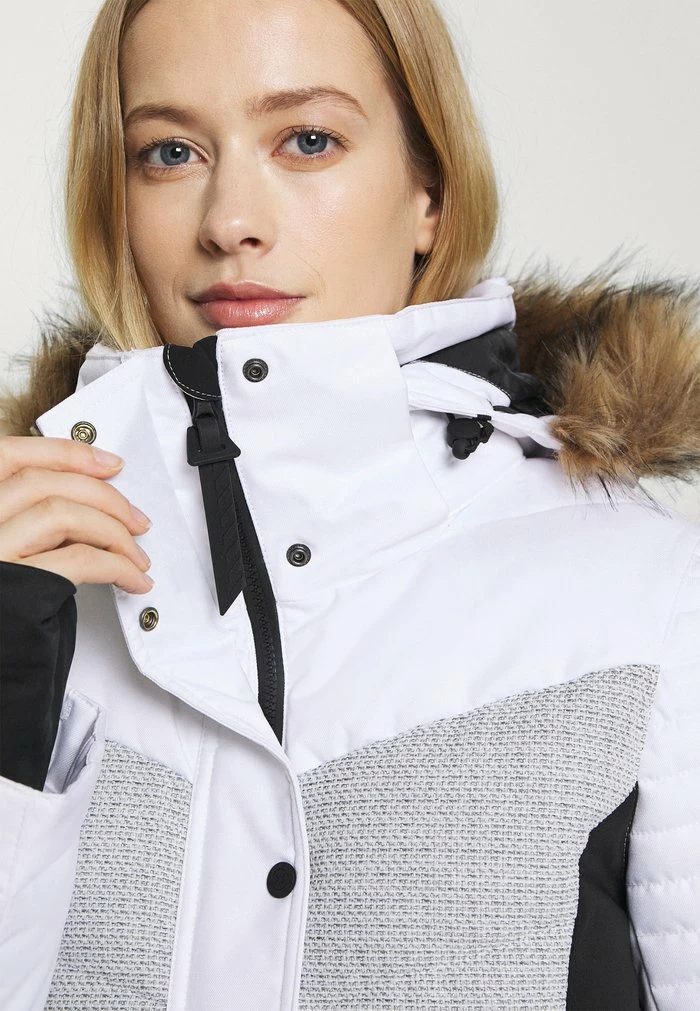 Superdry SNOW LUXE PUFFER - Ski Jacket - White 10 Superdry SNOW LUXE PUFFER - Ski Jacket - White - Image 10