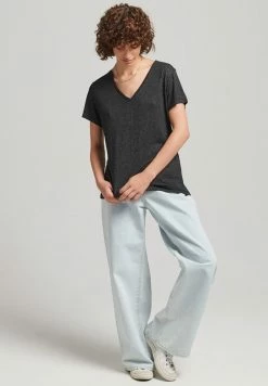 Superdry Basic T-shirt - BLACK METALLIC