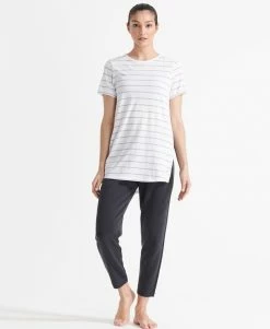 Superdry Basic T-shirt - Grey Stripe