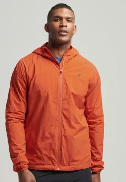 Superdry Waterproof Jacket - Burnt Ochre