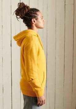 Superdry VINTAGE LOGO EMBROIDERED - Hoodie - Turmeric Marl -Superdry Shop ba7c9a35adae4dea898ff11ca33458ba
