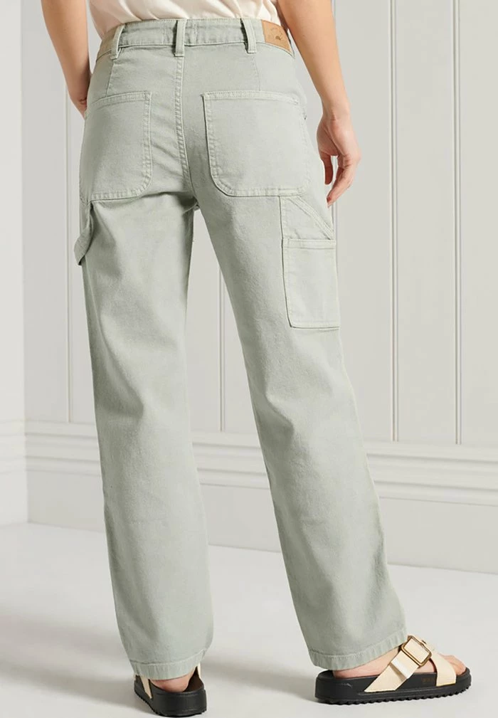 Superdry CARPENTER - Trousers - Explorer Sage 2 Superdry CARPENTER - Trousers - Explorer Sage - Image 2
