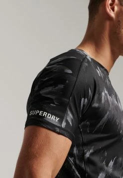 Superdry SPORT RUN SHORT - Print T-shirt - Brush Camo Dark -Superdry Shop baebae8f06bd43549ae8933838edfef9