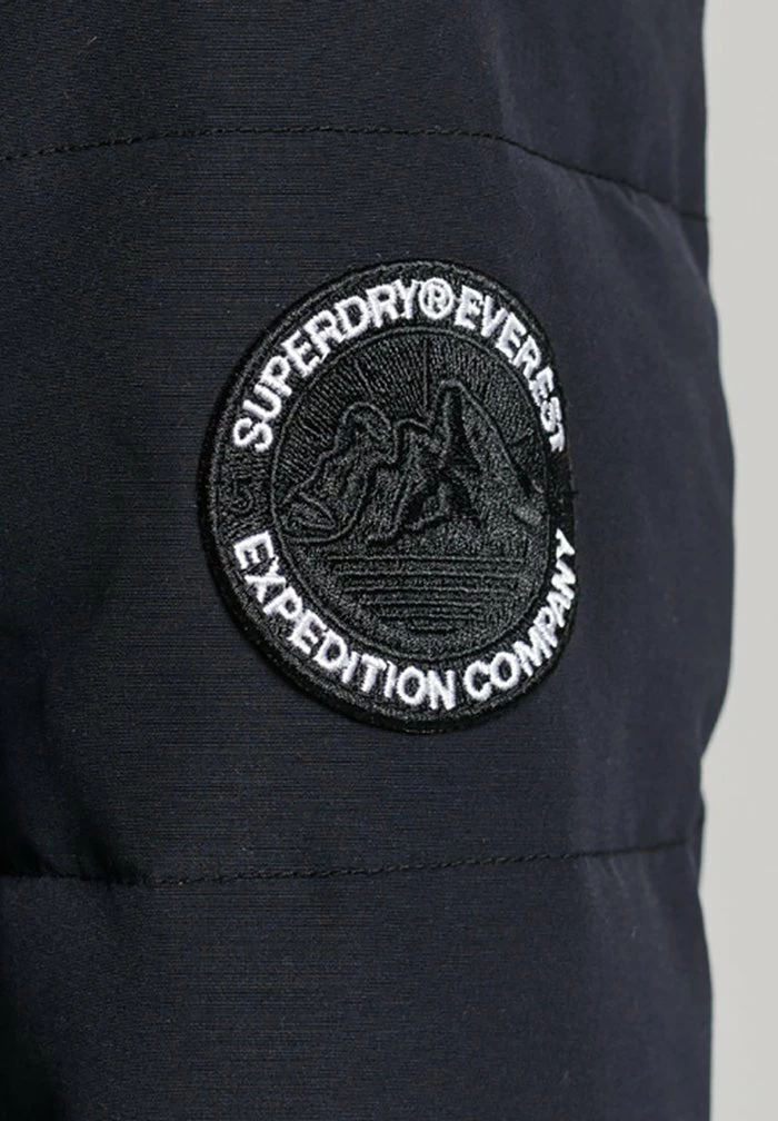 Superdry EVEREST LONGLINE PUFFER - Winter Coat - Jet Black 5 Superdry EVEREST LONGLINE PUFFER - Winter Coat - Jet Black - Image 5
