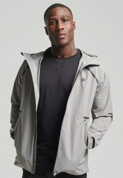 Superdry SPORT - Waterproof Jacket - Frost Grey