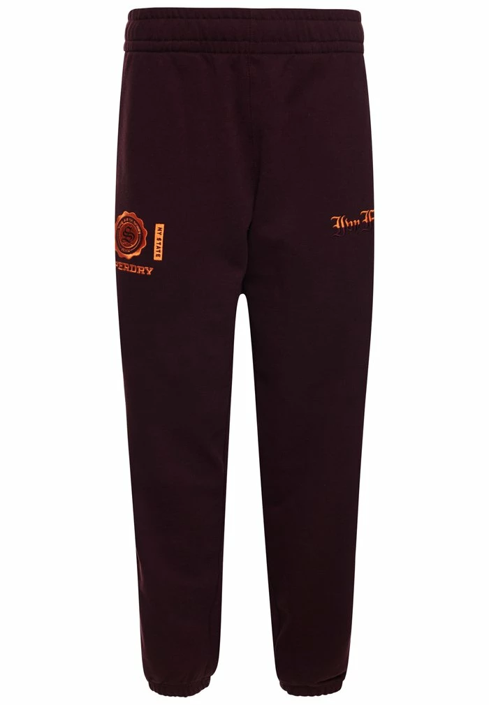 Superdry Tracksuit Bottoms - Rich Deep Burgundy 5 Superdry Tracksuit Bottoms - Rich Deep Burgundy - Image 5