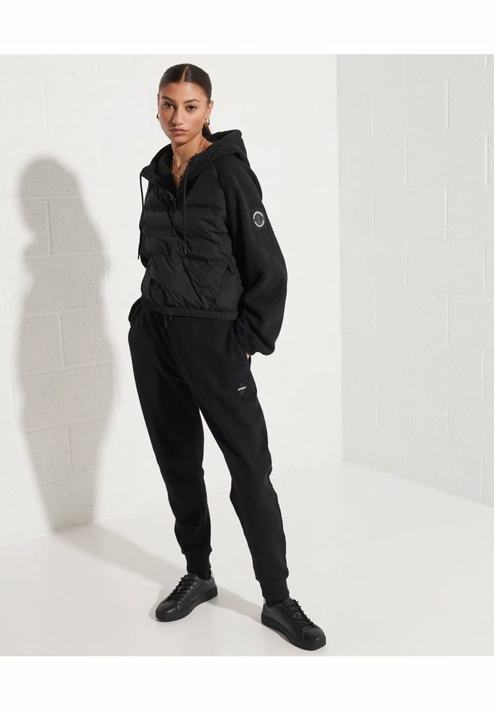 Superdry Fleece Jacket - Black 1 Superdry Fleece Jacket - Black