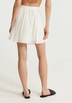 Superdry BLAIR BRODERIE - A-line Skirt - Chalk White -Superdry Shop bc646c2977724f2d828eb51145ebd9bf